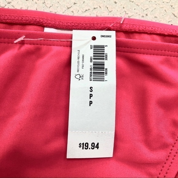 NWT $19.94 Old Navy Hot Pink Bikini Bottom Size S - Picture 2 of 6